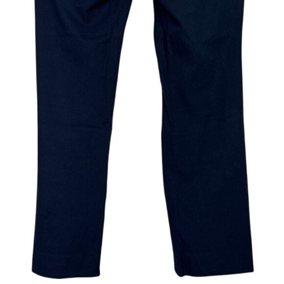 J. Crew High Rise Straight Ankle Wide Leg Stretch Trouser Pants Pockets 12 Blue - Picture 6 of 15
